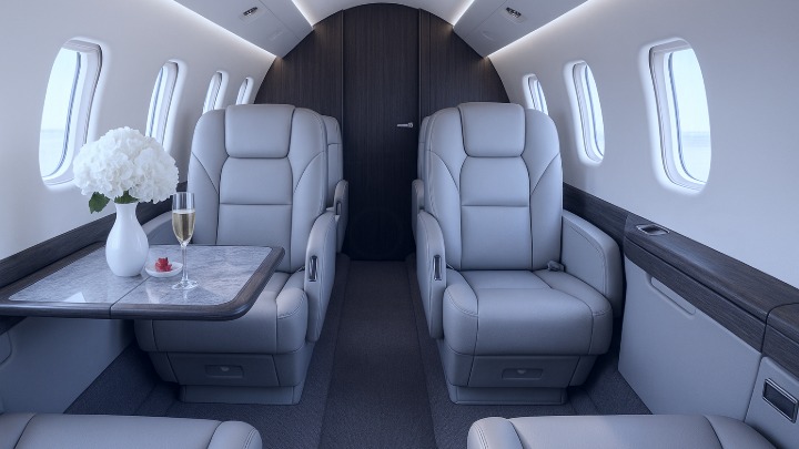 Special Charter Category - Gulfstream G100 Jet Interior